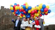 Paul Gibson (left) with the Lidl Community Works judges
