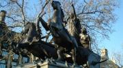The statue of Boudica at Hyde Park Corner in London
