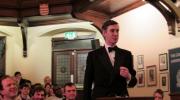 Jacob Rees-Mogg debating at the Cambridge Union