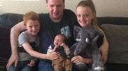 Joe Kenny and his children