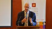 Jon Snow speaking this week at Stormont