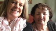 Volunteer Melissa and service user Patricia