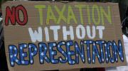 No taxation without representation 