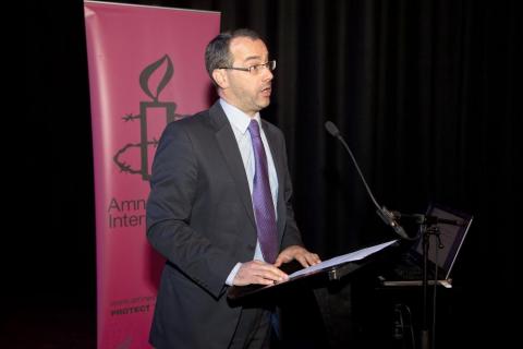 Patrick Corrigan from Amnesty International