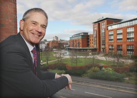 Simon Gillespie at BHF's Belfast office