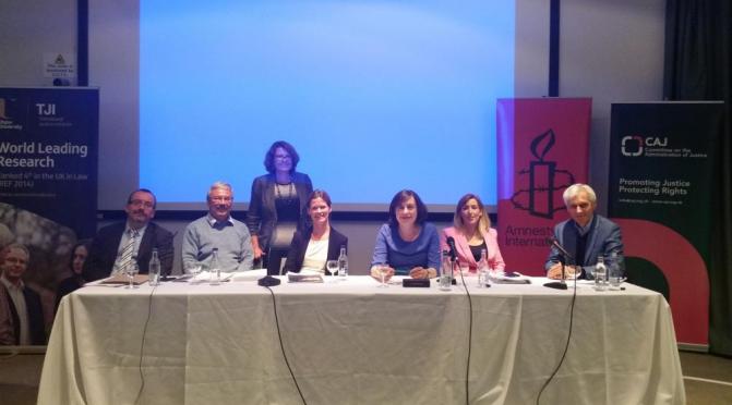The panel at last week's launch of the model bill
