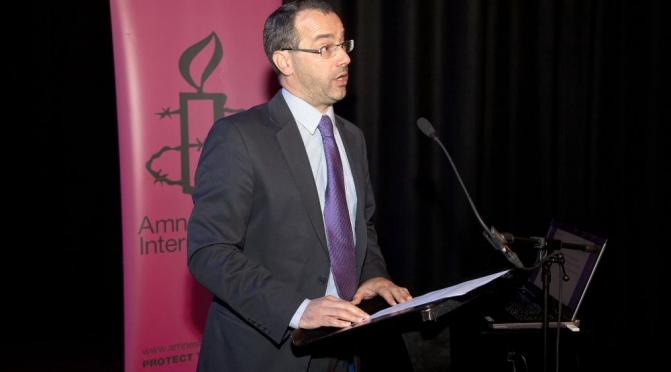 Patrick Corrigan from Amnesty International