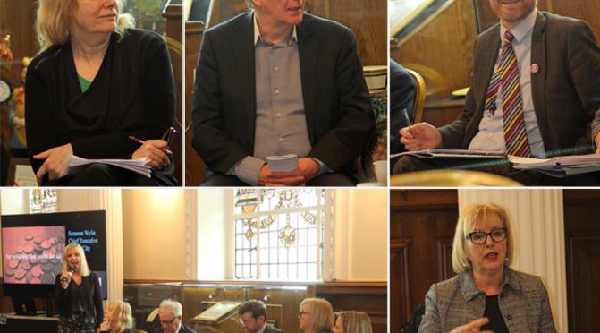 Speakers at the Imagine! Belfast event