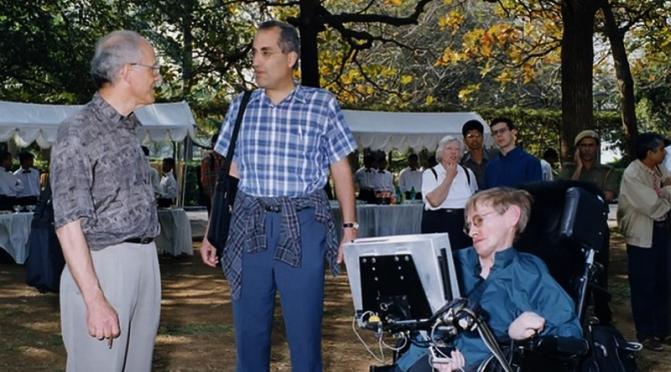 Stephen Hawking - here at a conference with renowned physicists David Gross (left) and Ed Witten - has said he would consider ending his own life if he had "nothing more to contribute"