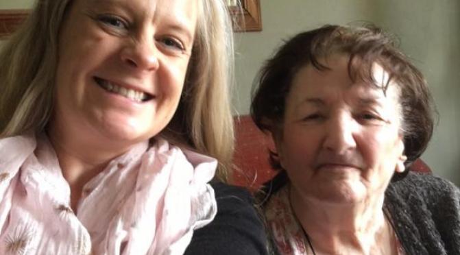 Volunteer Melissa and service user Patricia