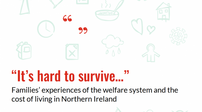Plans to boost benefits would help with issues raised by a new Save the Children NI report